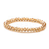 Fashionable Faceted Rondelle Glass Beads Stretch Bracelets for Women Girls Gift TQ6391-8-1