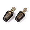 Faceted Natural Smoky Quartz Pendants LS-G-T131-14C-2
