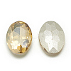 Pointed Back Glass Rhinestone Cabochons RGLA-T080-18x25mm-06-2