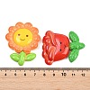 Opaque Resin Cabochons CRES-I051-03-3