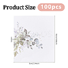 Rectangle Paper Table Place Cards AJEW-WH0752-125B-2