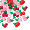 56Pcs 4 Colors Transparent Resin Pendants RESI-FH0001-64-1