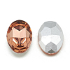 Pointed Back Glass Rhinestone Cabochons RGLA-T080-10x14mm-08-2