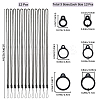 24Pcs 2 Style Silicone Rings with 12Pcs Adjustable Necklace Lanyard Anti-Lost Pendant Holder DIY-GF0008-09B-2