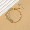 Elegant Glass Beads Link Bracelets UY2615-2-1