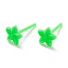 Eco-Friendly Plastic Stud Earrings EJEW-H120-02C-1