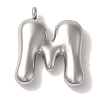 Non-Tarnish 304 Stainless Steel Pendants STAS-M017-08P-13-1