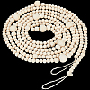 Round Wooden Beaded Garland for Christmas Tree Decoration AJEW-WH20019-62-6
