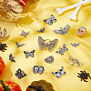 45pcs 15 styles Halloween Alloy Enamel & Tibetan Style Pendants ENAM-AR0001-56-4