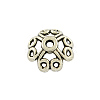 Tibetan Style Alloy 4-Petal Bead Caps LS-TIBE-0561-AS-LF-1