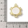 Flower Rack Plating Alloy Pendants FIND-I039-023A-G-3
