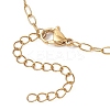 2.5MM Brass Cable Chain Slider Necklace Making AJEW-JB01545-04-4