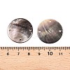 Natural Black Lip Shell Flat Round Chandelier Component Links SSHEL-T017-08-3