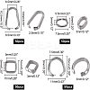 200Pcs 4 Style 304 Stainless Steel Open Quick Link Connectors STAS-PH0001-40-4