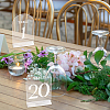 20Pcs 20 Styles Acrylic Table Plate Display Decoration AJEW-DR0002-37-5