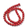Natural Mashan Jade Beads Strands G-A255-A01-01A-5
