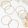 3 Pairs 201 Stainless Steel Hoop Earrings for Women EJEW-LP0001-05-3