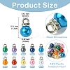 50Pcs 10 Colors ABS Plastic Imitation Pearl Charms KY-YW0001-84P-4