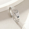 Fashionable 304 Stainless Steel Finger Rings FS-WG43180-11-1