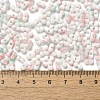 Two Tone Baking Paint Glass Seed Beads SEED-F005-01A-08-4