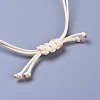 Adjustable Cowrie Shell Braided Bead Bracelets BJEW-JB04272-5
