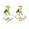 Ion Plating(IP) 304 Stainless Steel Enamel Fruit Connector Charms STAS-P373-01G-2