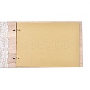 Wooden Wedding Guestbooks Notepad LS-AJEW-M206-17-3