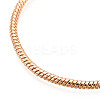 Brass European Style Bracelet Making MAK-R011-03KCG-2