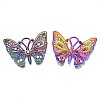Rack Plating Rainbow Color Alloy Pendants PALLOY-S180-225A-3