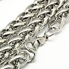 Tarnish Resistant Fashionable 304 Stainless Steel Wheat Chain Necklaces for Men LS-STAS-A028-N002P-2