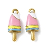 304 Stainless Steel Enamel Pendants STAS-K306-23G-1