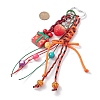 Christmas Polyester & Spandex Cord Ropes Pendant Decorations HJEW-JM03854-3