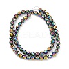 Electroplated Synthetic Non-magnetic Hematite Beads Strands G-H072-B01-01B-2