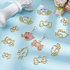 20Pcs 5 Styles Alloy Pendants FIND-SP0006-09-4