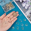 80Pcs 4 Style 304 Stainless Steel Leverback Earring Findings STAS-BBC0003-77-3