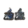 Natural Labradorite Carved Pendants G-B085-11P-1
