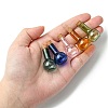 10Pcs 5 Colors Mini High Borosilicate Glass Bottle Bead Containers GLAA-FS0001-71-7
