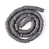 Handmade Polymer Clay Beads Strands CLAY-R089-6mm-Q062-3