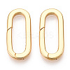Brass Spring Gate Rings KK-WH20009-01G-1