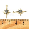 Brass Micro Pave Cubic Zirconia Pendants X-KK-M277-08G-01-3