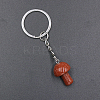 Synthetic Goldstone Mushroom Keychain MUSH-PW0002-03N-1