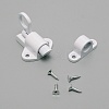 Aluminum & Alloy Lock Catch Clasps LS-CABI-WH0001-001A-1
