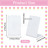 12Pcs Acrylic Earring Display Stands EDIS-CP0001-02-2