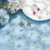 80Pcs 4 Styles 304 Stainless Steel Leverback Earring Findings STAS-AR0002-38-4
