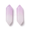 Natural Purple White Jade Healing Stones G-K330-65-3