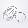 Brass Wine Glass Charm Rings Hoop Earrings X-EC067-4NF-1