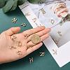 26Pcs A~Z Alphabet Necklaces Making Kits DIY-YW0002-29G-3