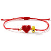 Lampwork Bead Braided Bead Bracelets JB7932-4-1