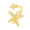 Ocean Brass Cuff Open Rings KK-CBA5A76-04G-02-4