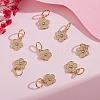 5Pcs Brass Micro Pave Clear Cubic Zirconia Charms ZIRC-SZ0001-99-4
